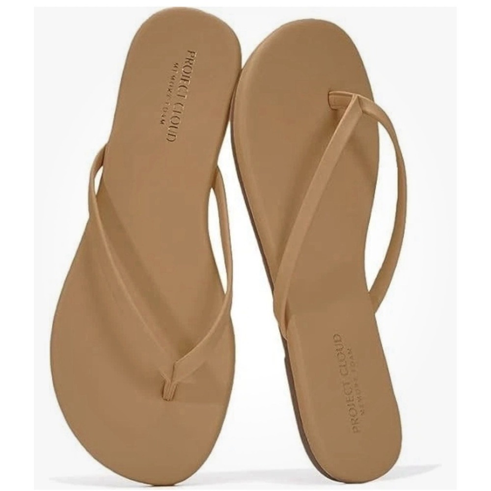Project Cloud Sz 9 Tan Nude NWT Cloudfoam Flip Flop Sandals Slip On Thongs